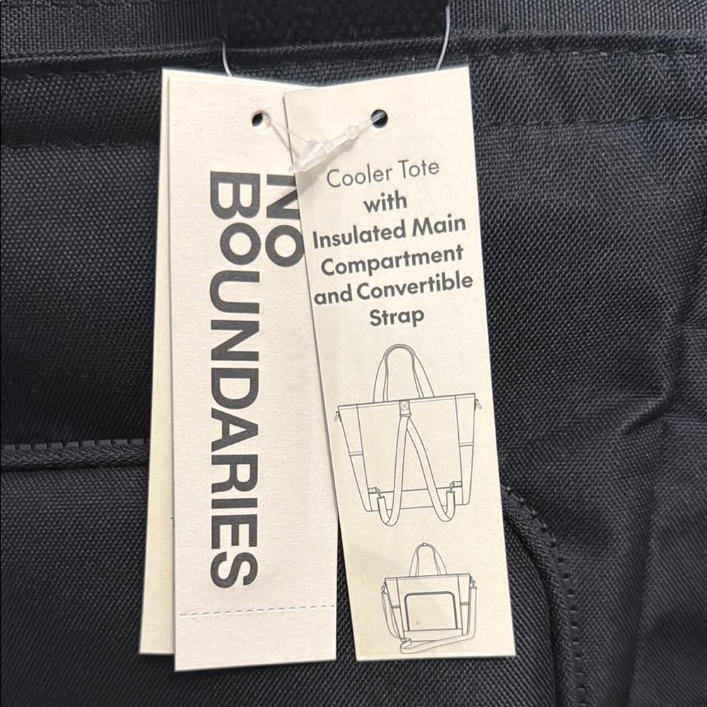 No Boundaries Black cooler Tote - Picture 2 of 10